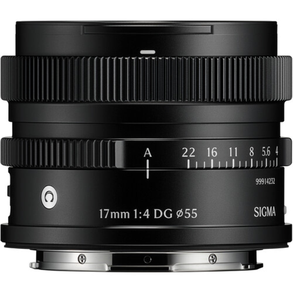 Sigma 17mm f/4 DG Contemporary Lens Compatible with L-Mount (Full Frame) Black Bundle with 55mm UV Filter + Lens Cap Keeper + Cleaning Kit + Cleaning Cloth (5 Items)