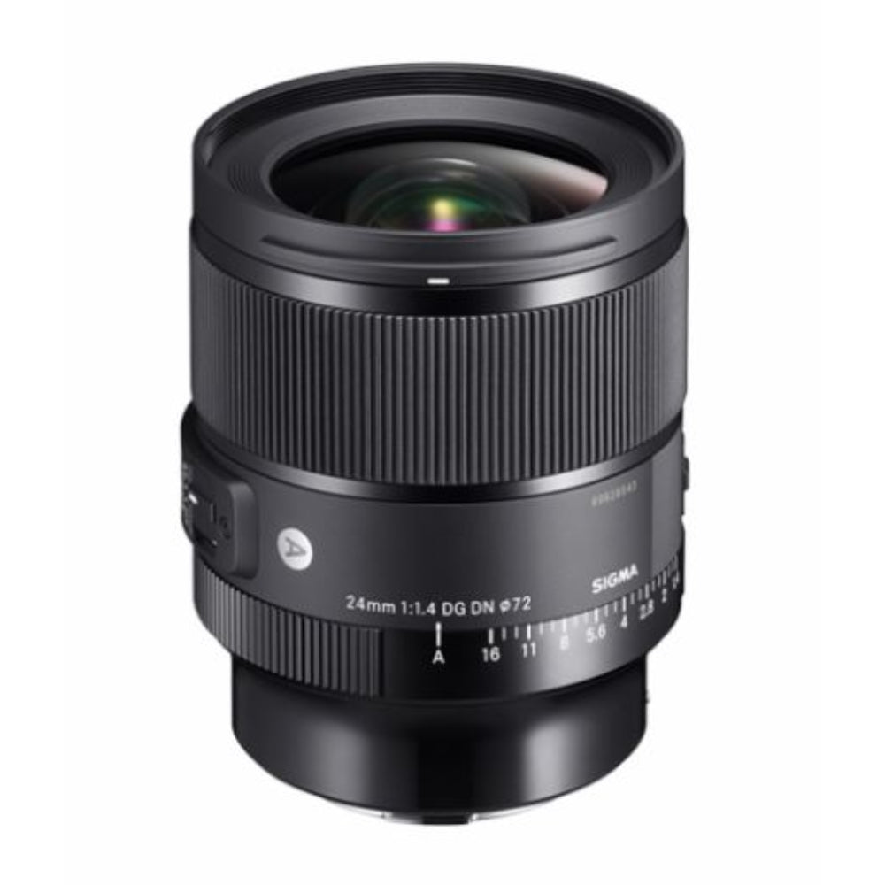 Sigma 24mm f/1.4 DG DN Art Lens Compatible with Sony E (Full Frame) Bundle with 72mm UV Filter + Lens Cap Keeper + Cleaning Kit + Microfiber Cleaning Cloth (5 Items)