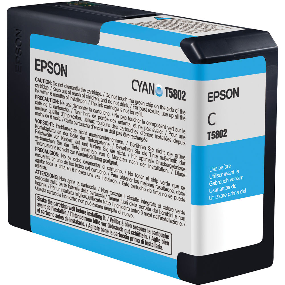 Epson UltraChrome K3 Cyan Ink Cartridge | 80 ml