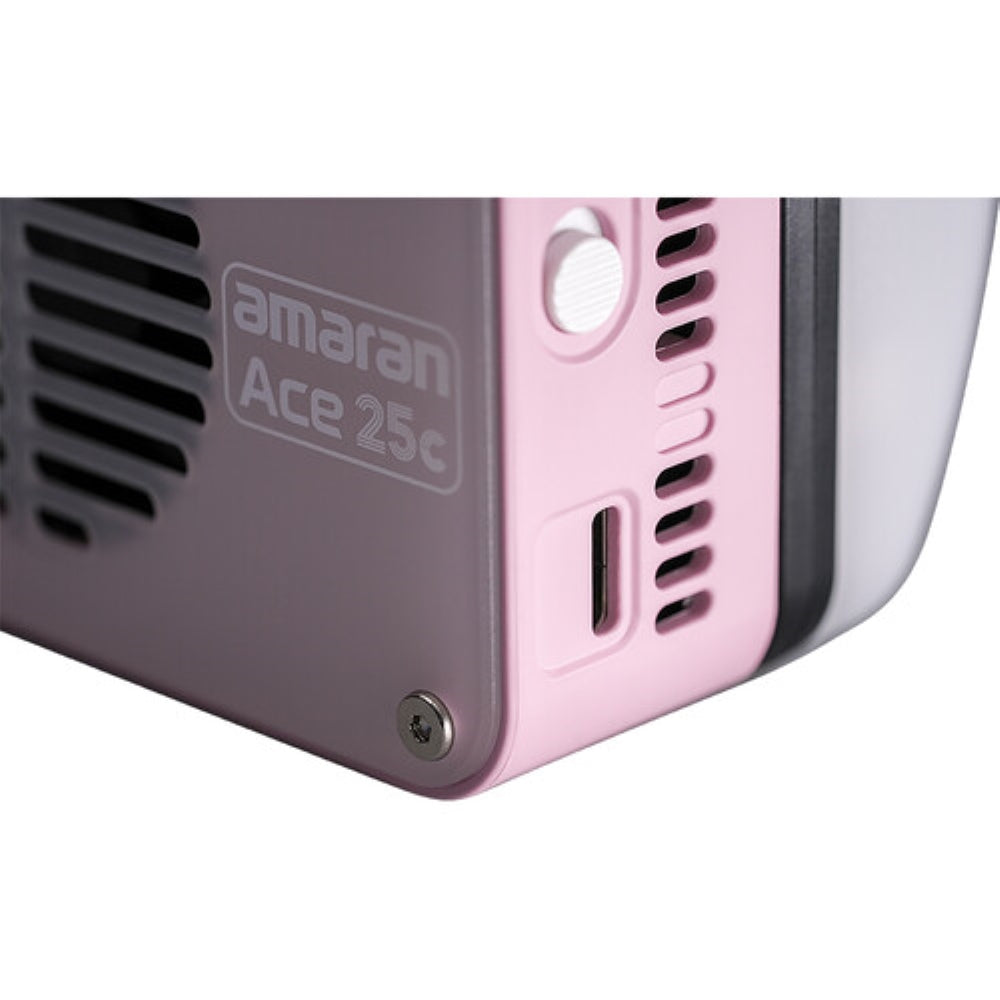 amaran Ace 25c RGB LED Light Panel All-in-One Creator Kit | Pink