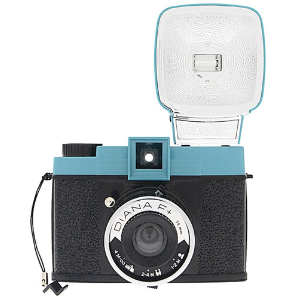 Lomography Diana F+ Film Camera and Flash | Teal/Black