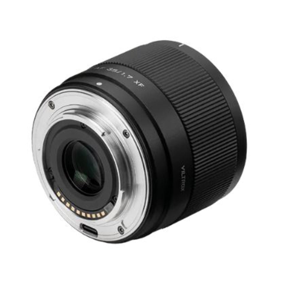 Viltrox AF 35mm f/1.7 XF Lens Compatible with FUJIFILM X Mount Bundle with UV Filter + Lens Cap Keeper + Cleaning Kit + Cleaning Cloth (5 Items)