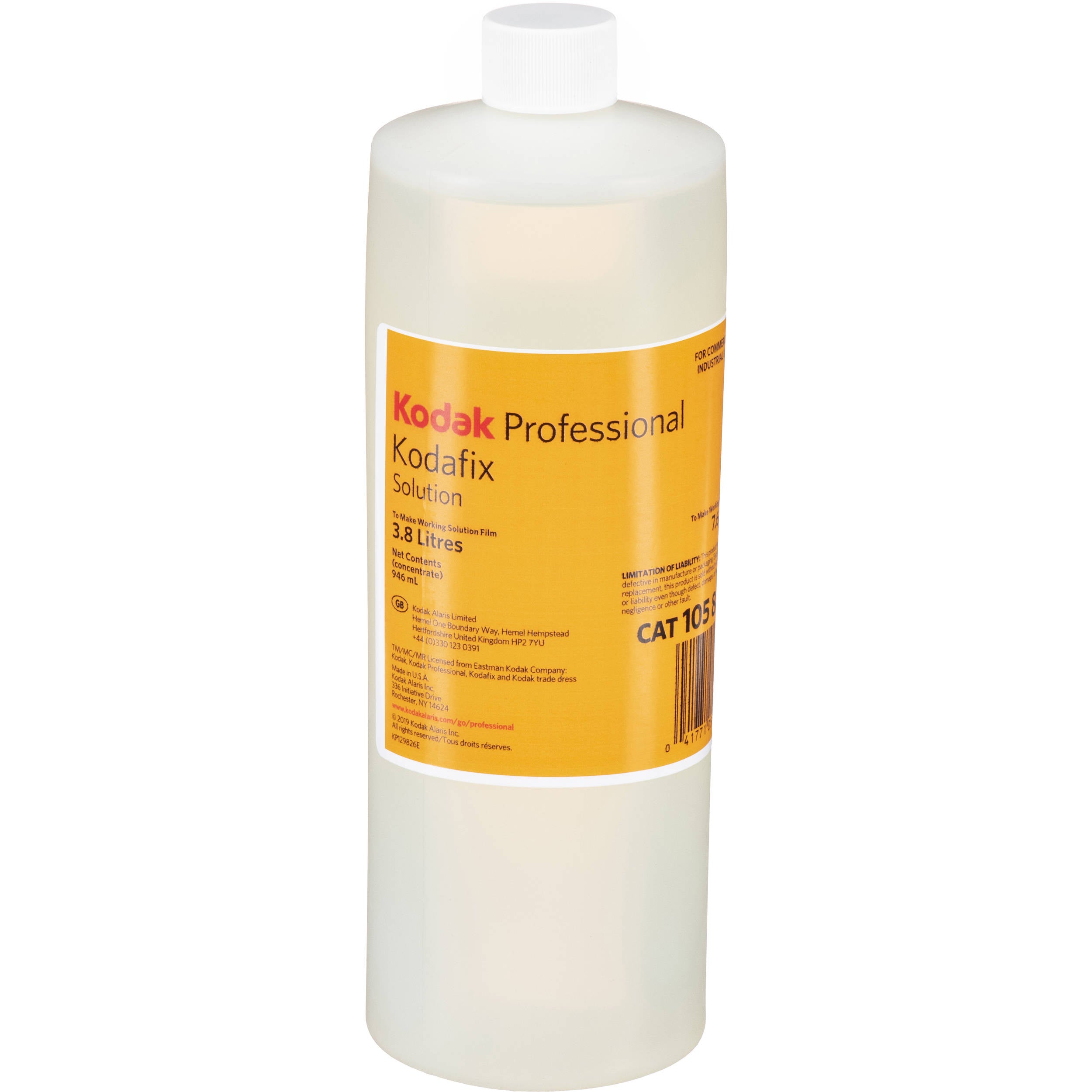 Kodak Professional Kodafix Solution for Black & White Film & Paper | Liquid - To Make 1 Gallon