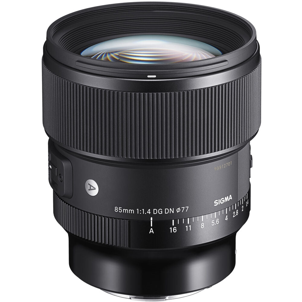 Sigma 85mm f/1.4 DG DN Art Lens Compatible with Sony E Mount (FULL FRAME) Bundle with 77mm Filter + Lens Cap Keeper + Deluxe Cleaning Kit + Cleaning Cloth (5 Items)