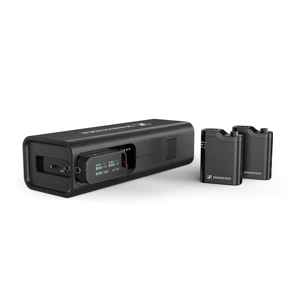 Sennheiser Profile 2-Person Clip-On Wireless Audio System/Recorder for Camera & Smartphone | 2.4 GHz