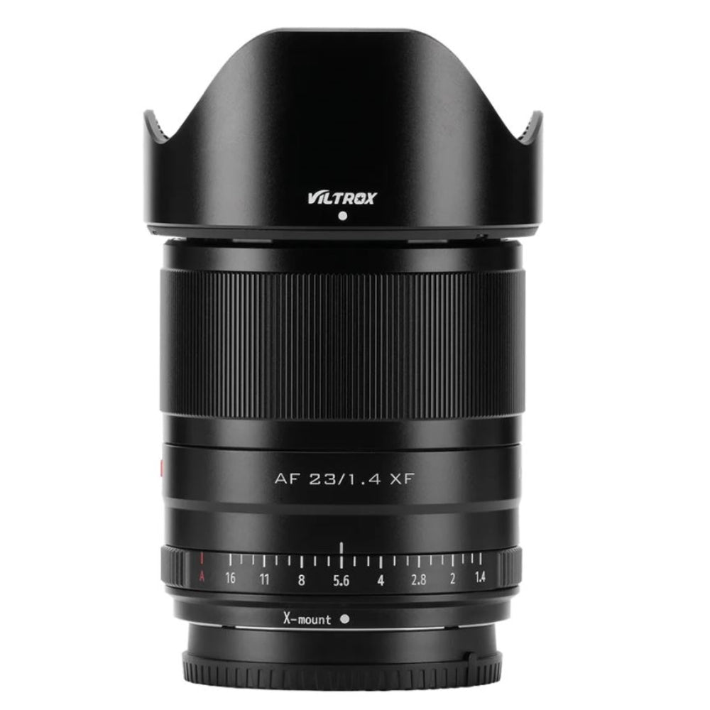 Viltrox AF 23mm f/1.4 XF Lens V2 Compatible with FUJIFILM X Mount Bundle with UV Filter + Lens Cap Keeper + Cleaning Kit + Cleaning Cloth (5 Items)