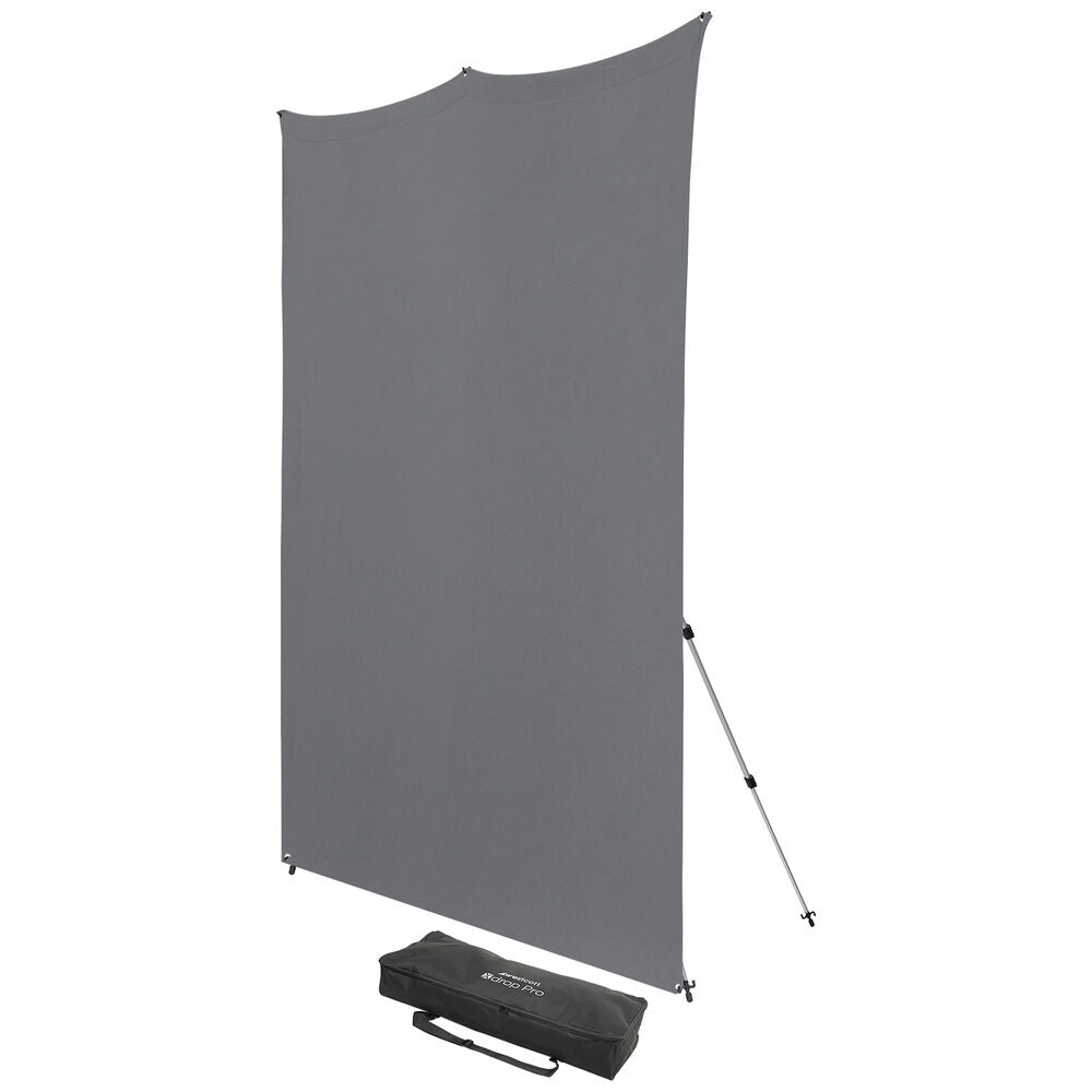 Westcott X-Drop Pro Fabric Backdrop Kit | Neutral Gray, 8 x 8'