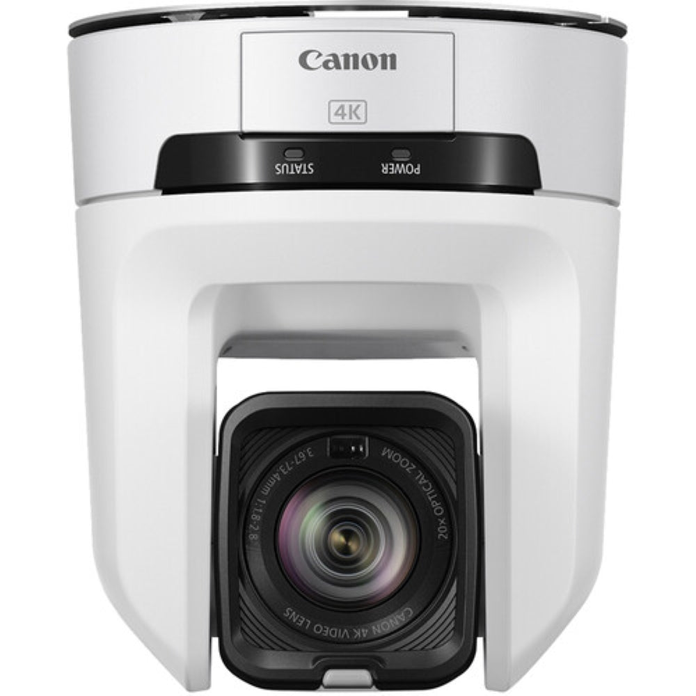 Canon CR-N100 4K NDI PTZ Camera with 20x Zoom | Titanium White