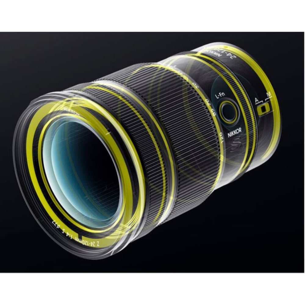 Nikon NIKKOR Z 24-120mm f/4 S Compatible with Z Mount Lens (Full Frame) Bundle with UV Filter + Lens Cap Keeper + Cleaning Kit + Cleaning Cloth (5 Items)