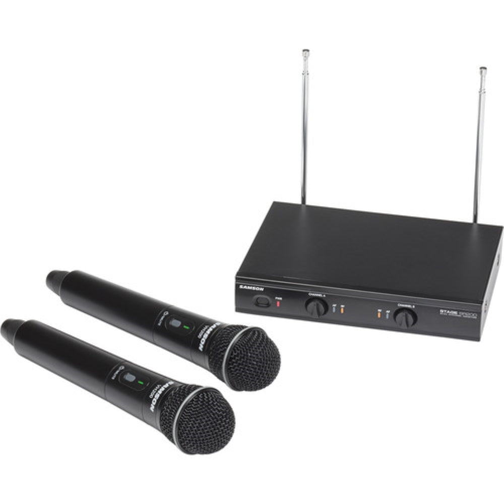 Samson Stage 200 Dual-Channel Handheld VHF Wireless System | Channel A