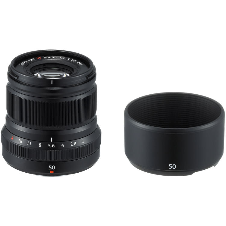 FUJIFILM XF 50mm f/2 R WR Lens | Black