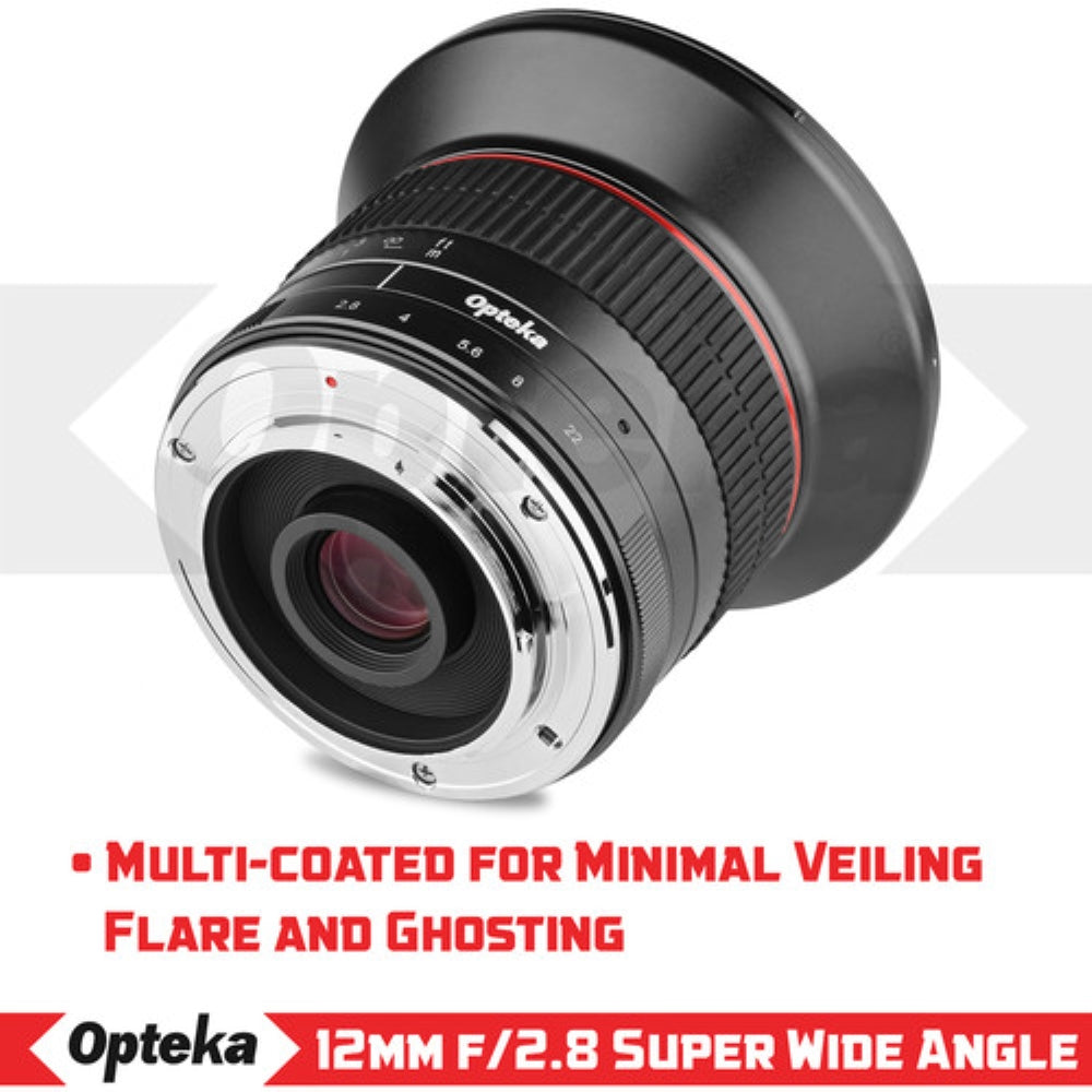 Opteka 12mm f/2.8 Lens for Fujifilm X