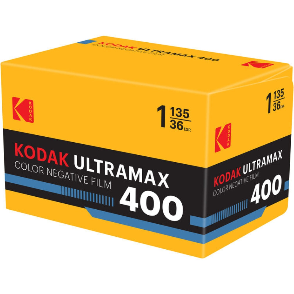 Kodak Eastman Ultramax 400 & Gold 200 35mm Color Negative Film | (36 Exposures) - 6 Rolls + Cloth