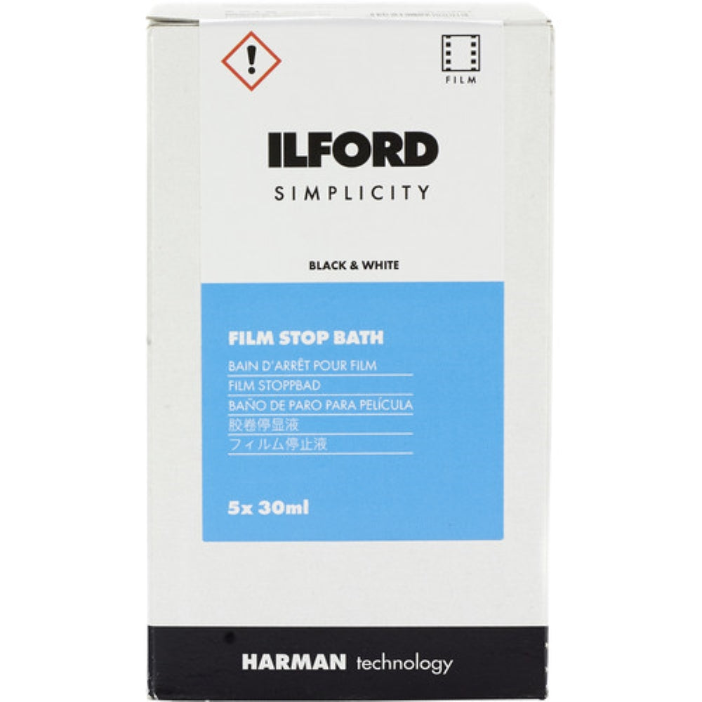 Ilford SIMPLICITY Stop Bath | 30mL Sachet, 5-Pack