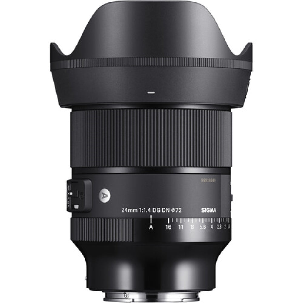 Sigma 24mm f/1.4 DG DN Art Lens Compatible with Sony E (Full Frame) Bundle with 72mm UV Filter + Lens Cap Keeper + Cleaning Kit + Microfiber Cleaning Cloth (5 Items)