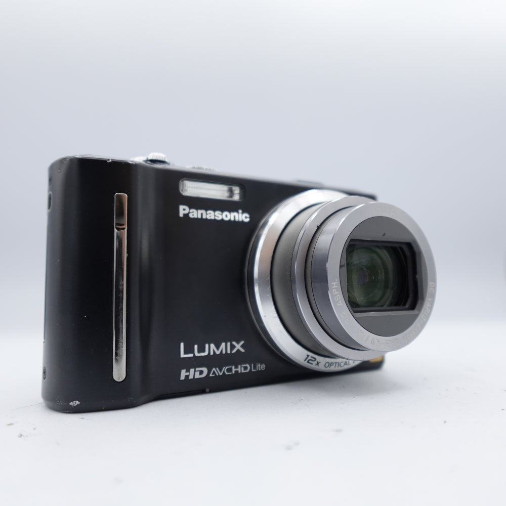 Used Panasonic Lumix DMC-ZS7 Digital Point and Shoot Camera | Black | U9