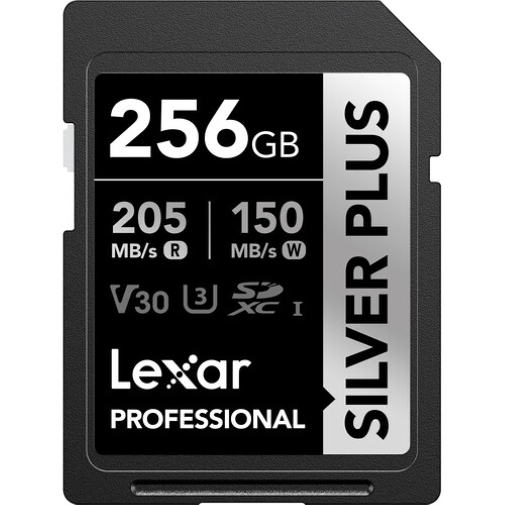 Lexar 256GB Professional SILVER PLUS UHS-I SDXC Memory Card