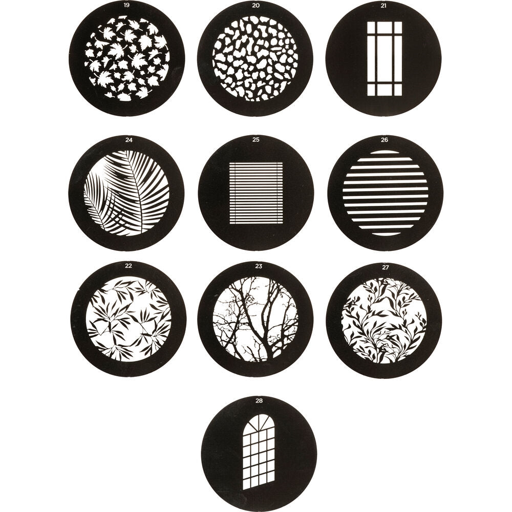 Westcott Environmental Gobo Pack for Optical Spot by Lindsay Adler | 10-Pack