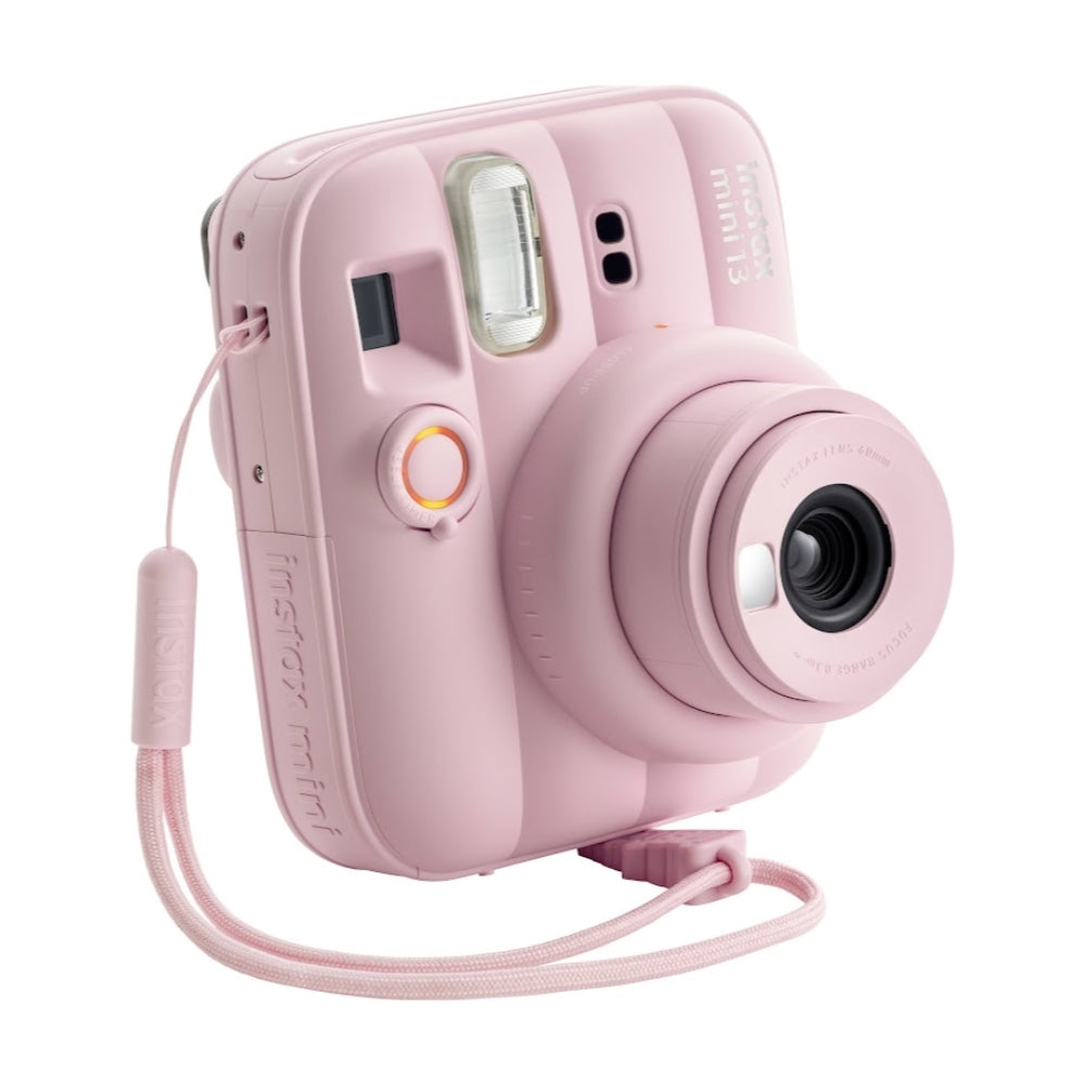 FUJIFILM INSTAX MINI 13 Instant Film Camera | Candy Pink Bundle with Instax Mini Film | 20 Exposures + 4 Pack AA Batteries + Mini Album, Borders, Stickers & Clips + Cleaning Cloth (5 Items)