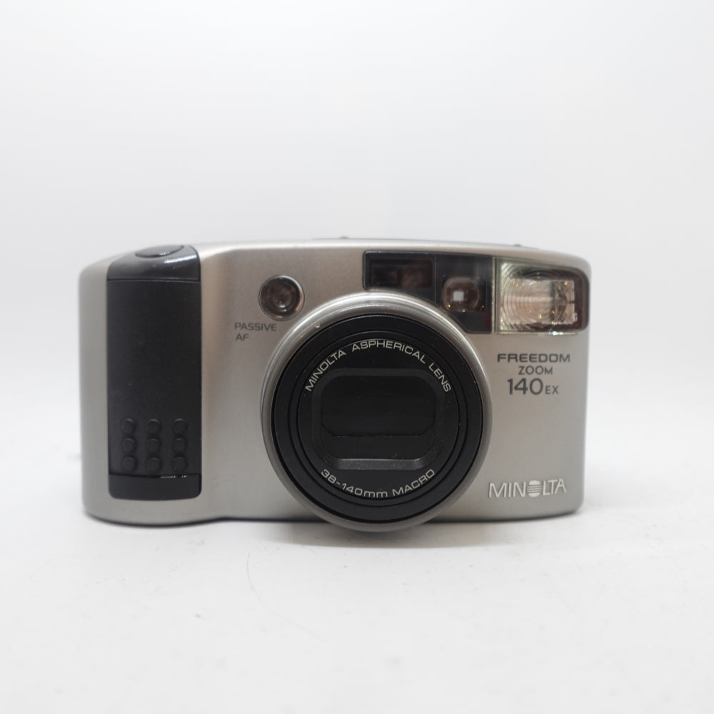 Used Minolta Freedom Zoom 140 EX 35mm Point and Shoot Camera | Grey | U9