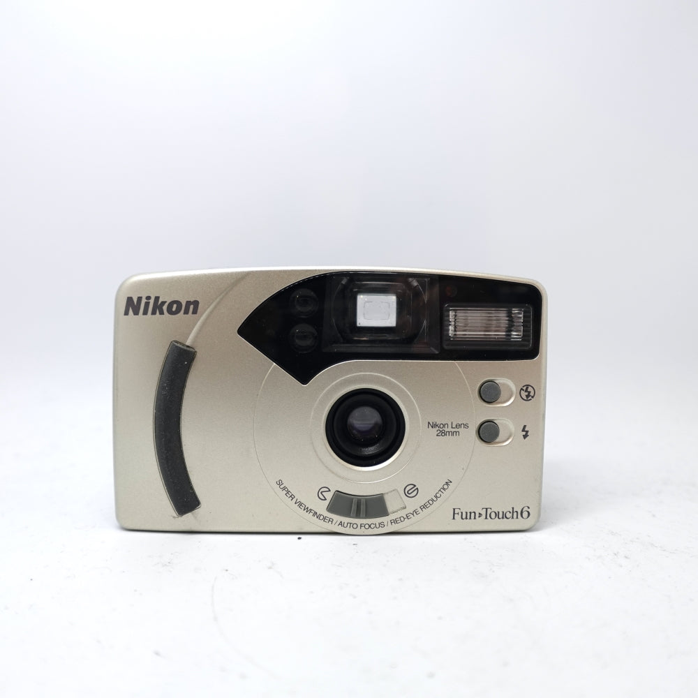 Used Nikon Fun Touch 6 35mm Point and Shoot | Silver | U8+