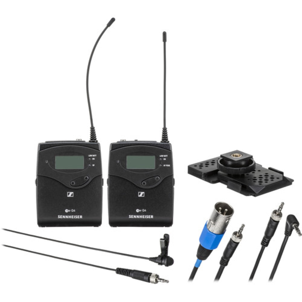 Sennheiser EW 112P G4 Camera-Mount Wireless Omni Lavalier Microphone S