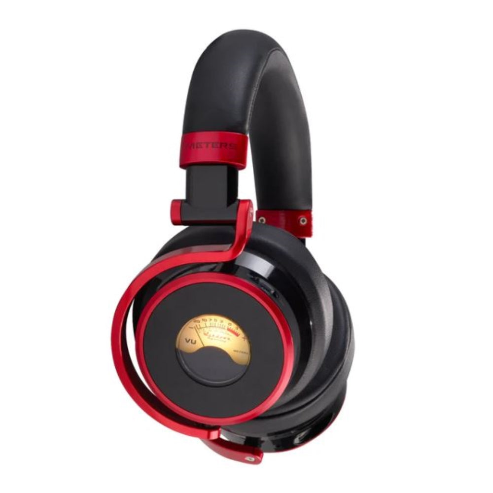 Meters OV-1-B-Connect Over-Ear Active Noise Canceling Bluetooth Headphones | Limited Edition Black & Red