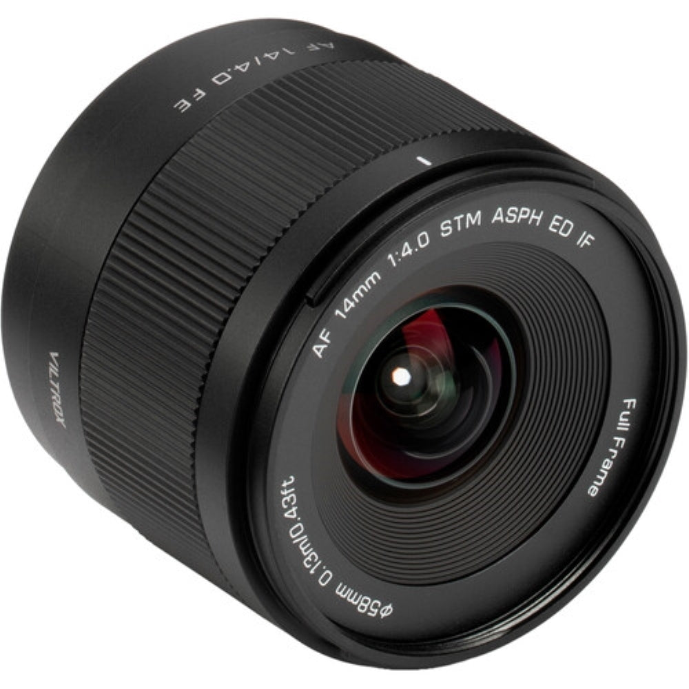 Viltrox AF 14mm f/4 Air FE Lens Compatible with Sony E Mount Bundle with UV Filter + Lens Cap Keeper + Cleaning Kit + Cleaning Cloth (5 Items)