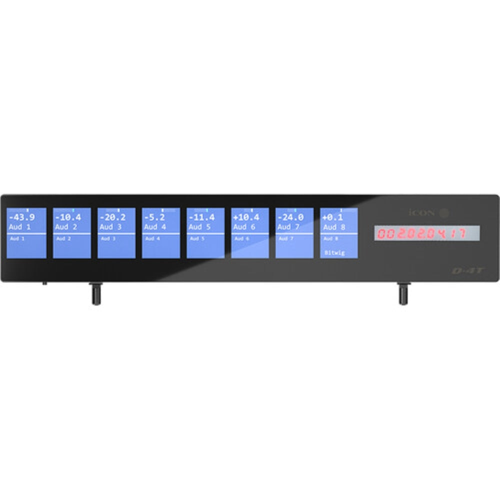 Icon Pro Audio D4T Display with Timecode for P1-M DAW Controller