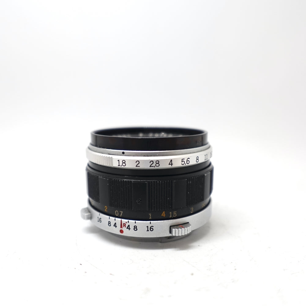 Used Olympus F. Zuiko Auto-S 38mm f/1.8 Lens | Black | U9