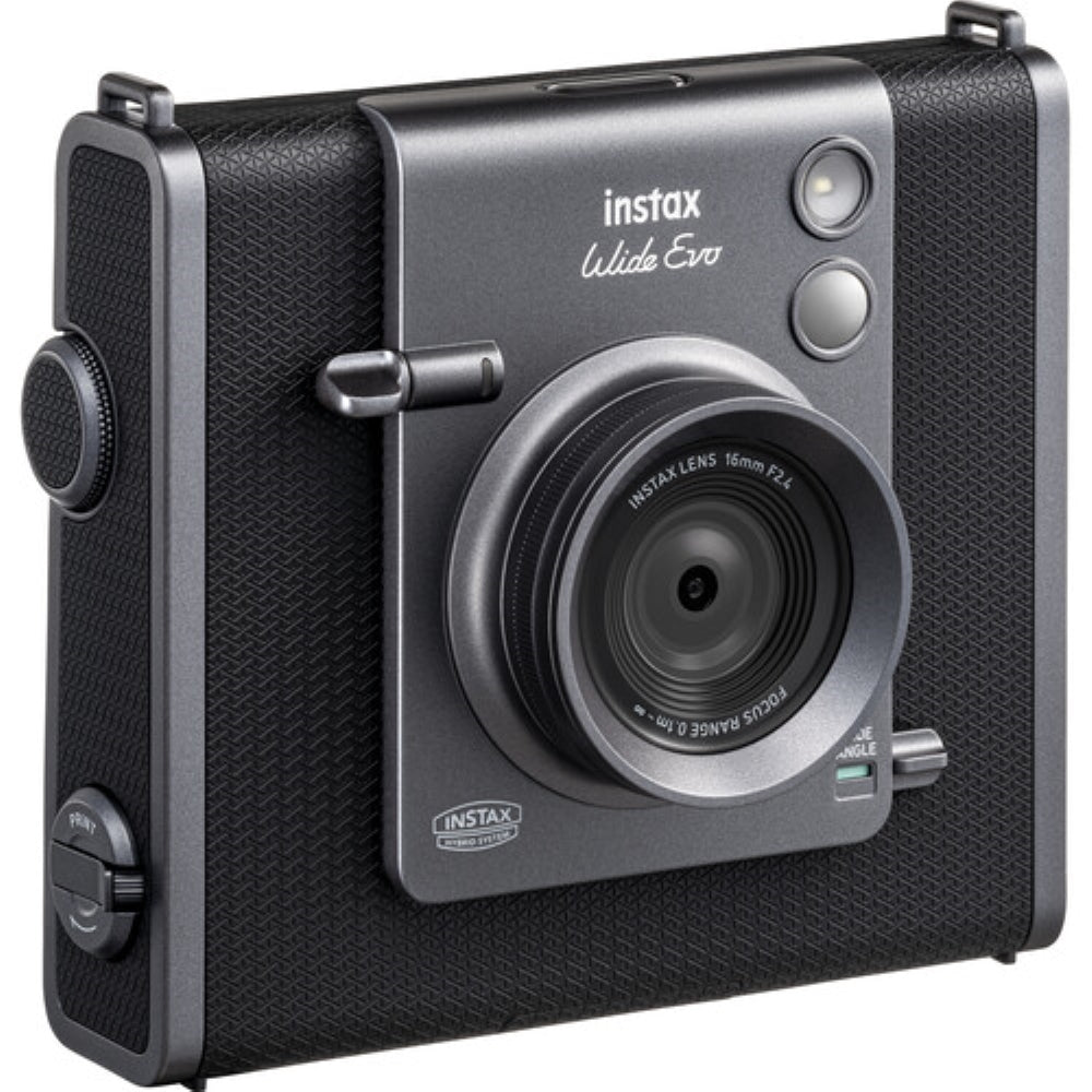 FUJIFILM INSTAX WIDE EVO Hybrid Instant Camera | Black