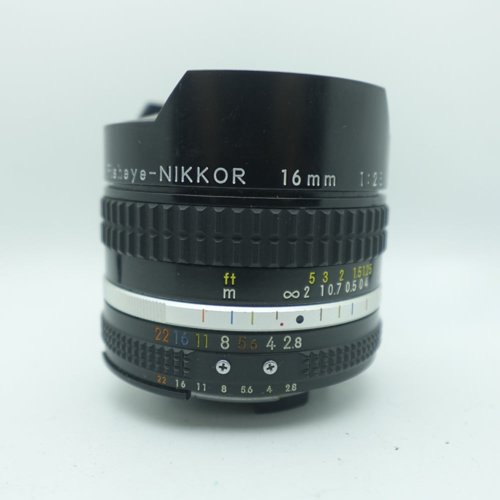 Used Nikon Nikkor 16mm f/2.8 AI-S F Mount Lens | Black | U9