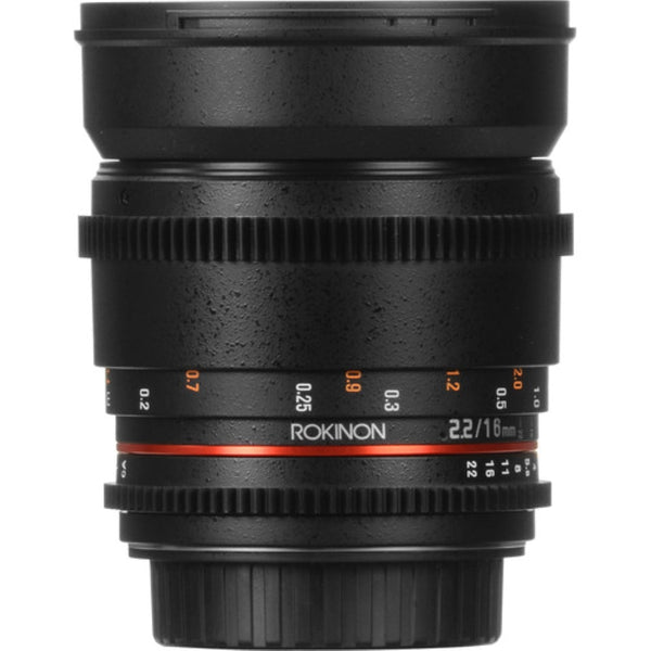 Rokinon 16mm T2.2 Cine DS Lens for Nikon F Mount for APS-C