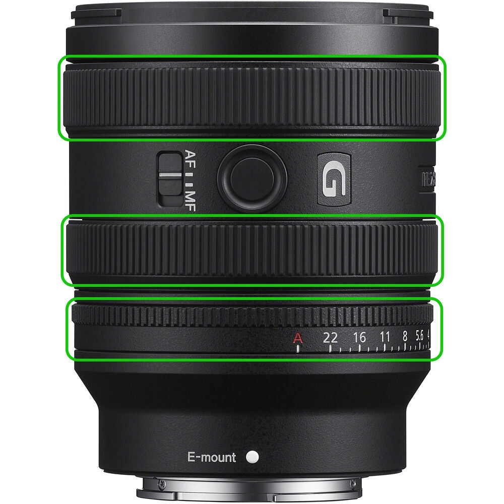 Sony FE 24-50mm f/2.8 G Lens Compatible with Sony E Mount Bundled with 67mm Filter + Lens Cap Keeper + Deluxe Cleaning Kit - Blower, Lens Pen, Brush & Case + Cleaning Cloth