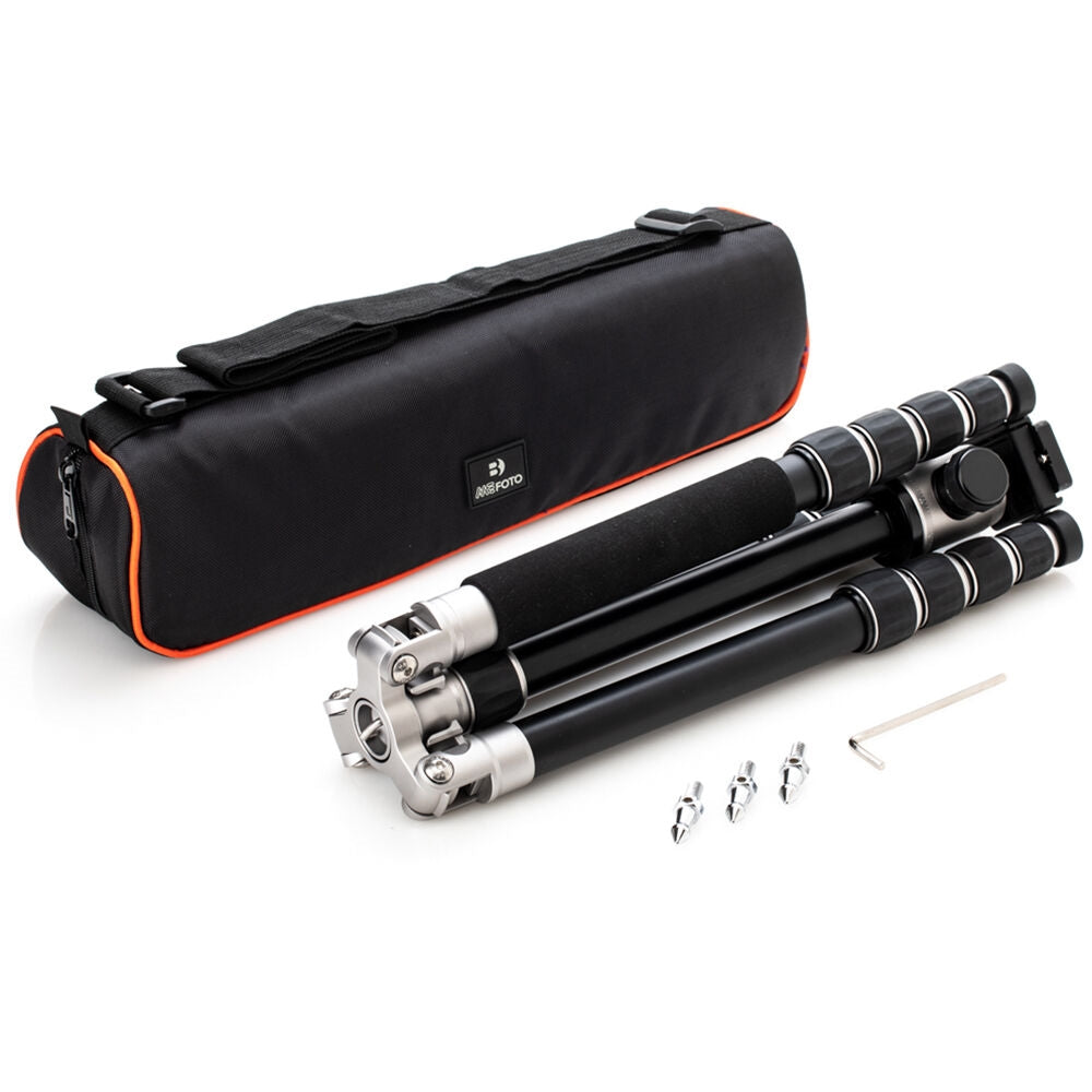 Benro MeFoto GlobeTrotter Aluminum Travel Tripod Kit | Titanium