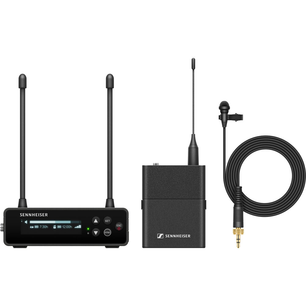 Sennheiser EW-DP ME 2 SET Camera-Mount Digital Wireless Omni Lavalier Mic System | R1-6: 520 to 576 MHz