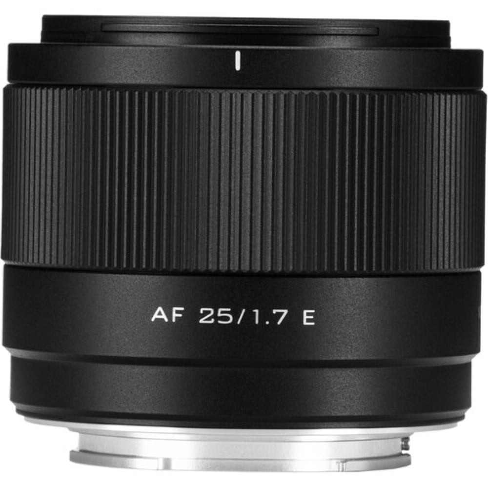 Viltrox AF 25mm f/1.7 Air E Lens Compatible with Sony E Mount Bundle with UV Filter + Lens Cap Keeper + Cleaning Kit + Cleaning Cloth (5 Items)