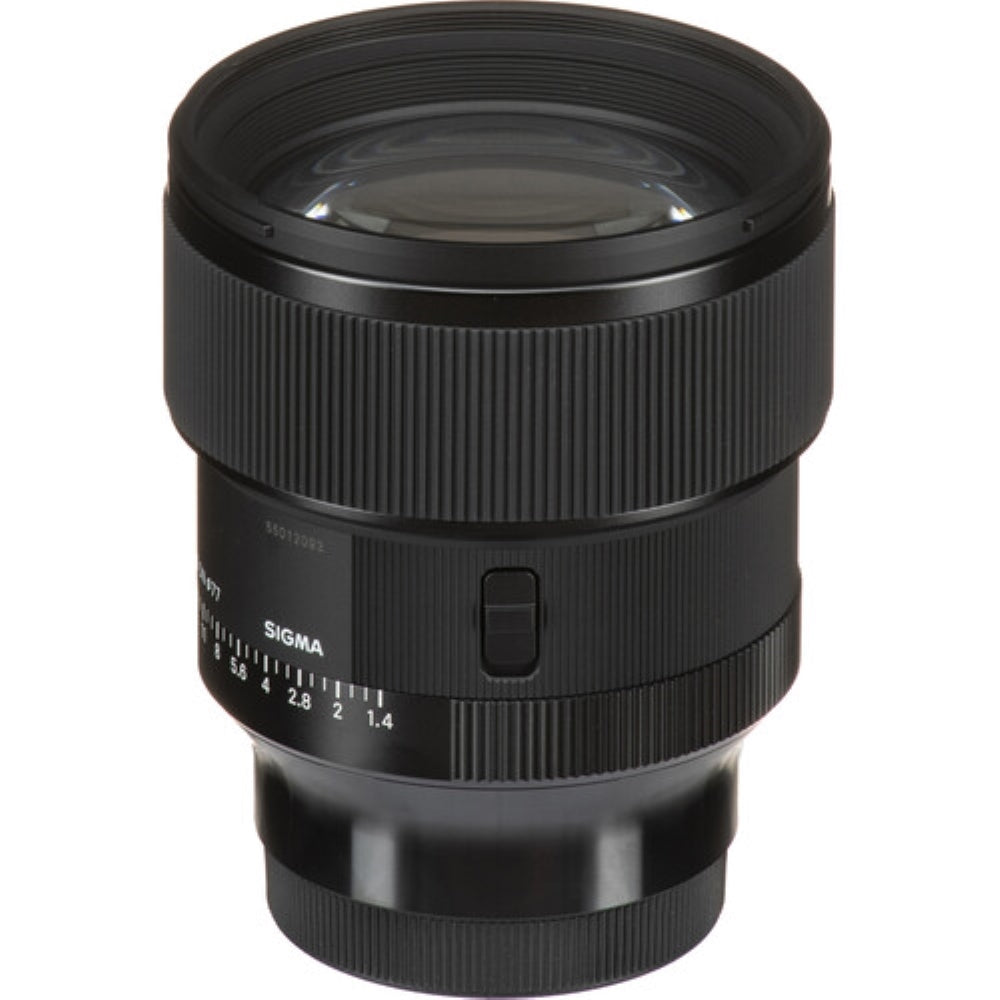 Sigma 85mm f/1.4 DG DN Art Lens Compatible with Sony E Mount (FULL FRAME) Bundle with 77mm Filter + Lens Cap Keeper + Deluxe Cleaning Kit + Cleaning Cloth (5 Items)