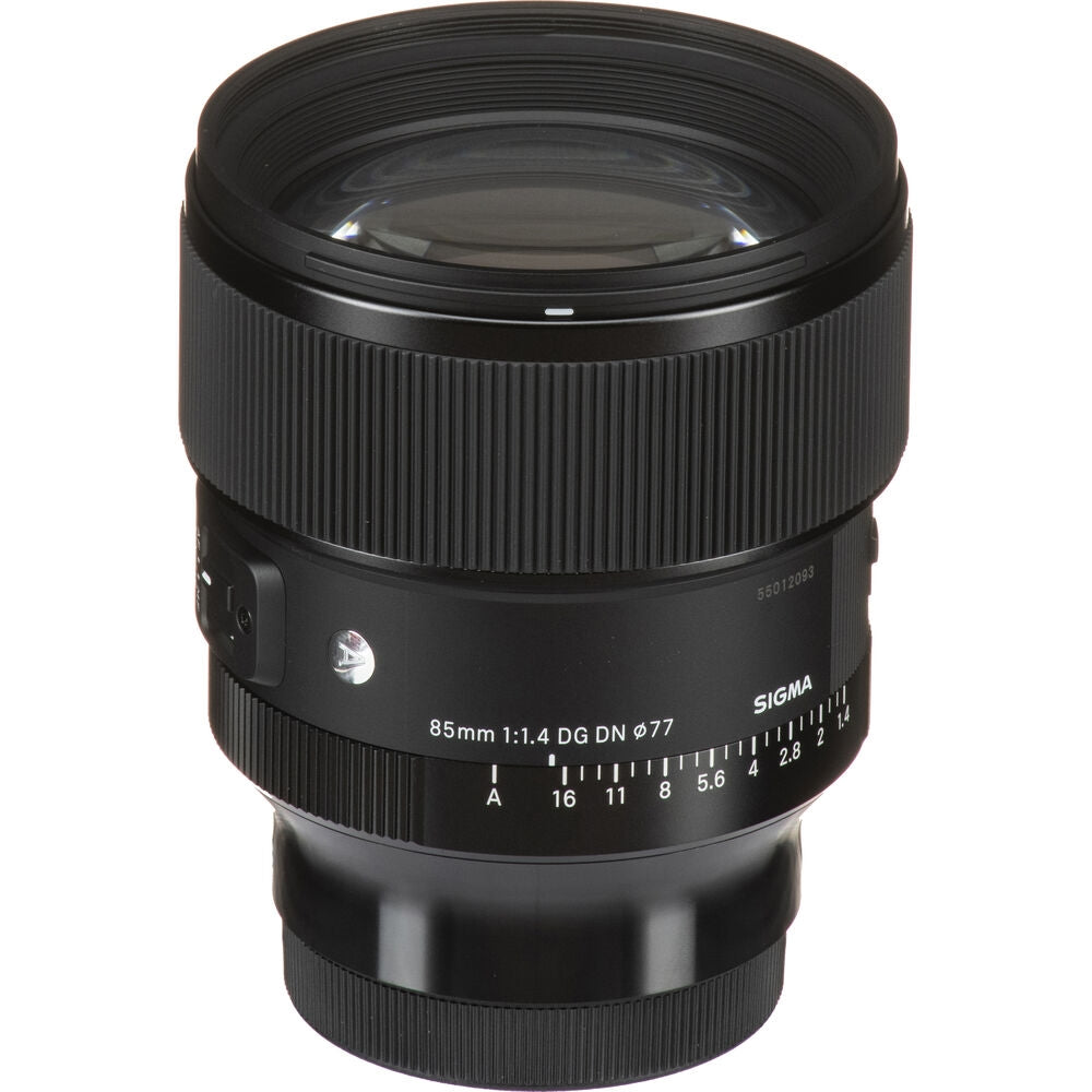 Sigma 85mm f/1.4 DG DN Art Lens Compatible with Sony E Mount (FULL FRAME) Bundle with 77mm Filter + Lens Cap Keeper + Deluxe Cleaning Kit + Cleaning Cloth (5 Items)