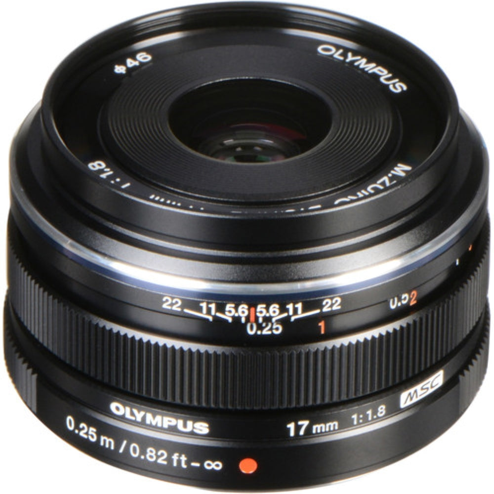 Olympus M Zuiko Digital 17mm f/1.8 Lens | Black