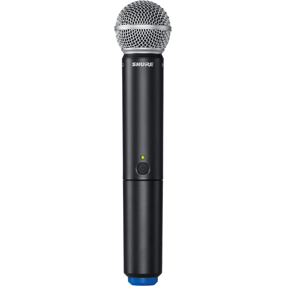 Shure BLX288/SM58 Dual-Channel Wireless Handheld Microphone System with SM58 Capsules | H9: 512 to 542 MHz