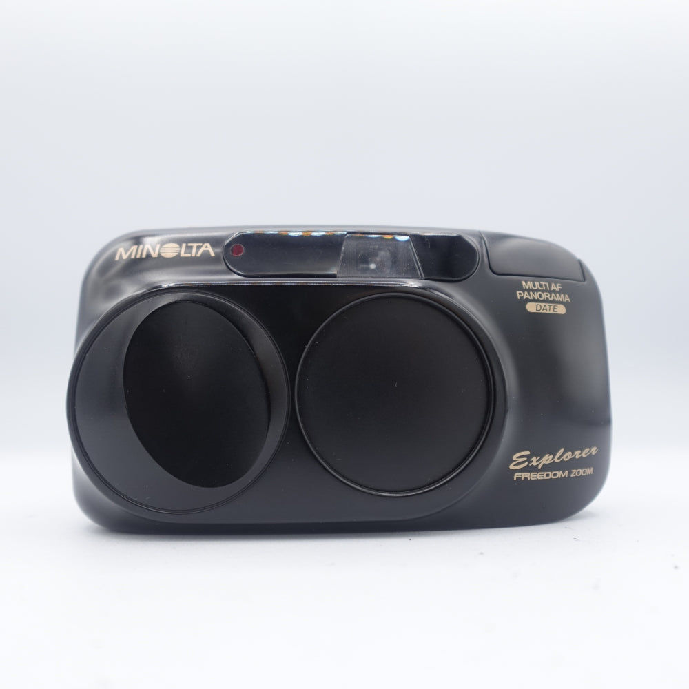 Used Minolta Explorer Freedom Zoom 35mm Point and Shoot Camera | Black | U9