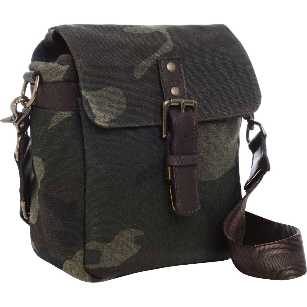 ONA Bond Street Waxed Canvas Camera Bag | Camouflage