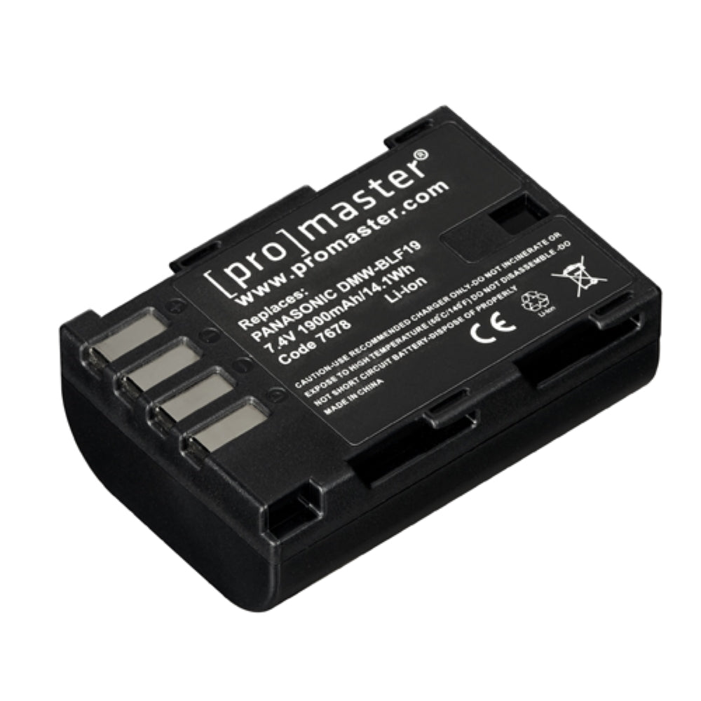 Promaster Li-ion Battery for Panasonic DMW-BLF19