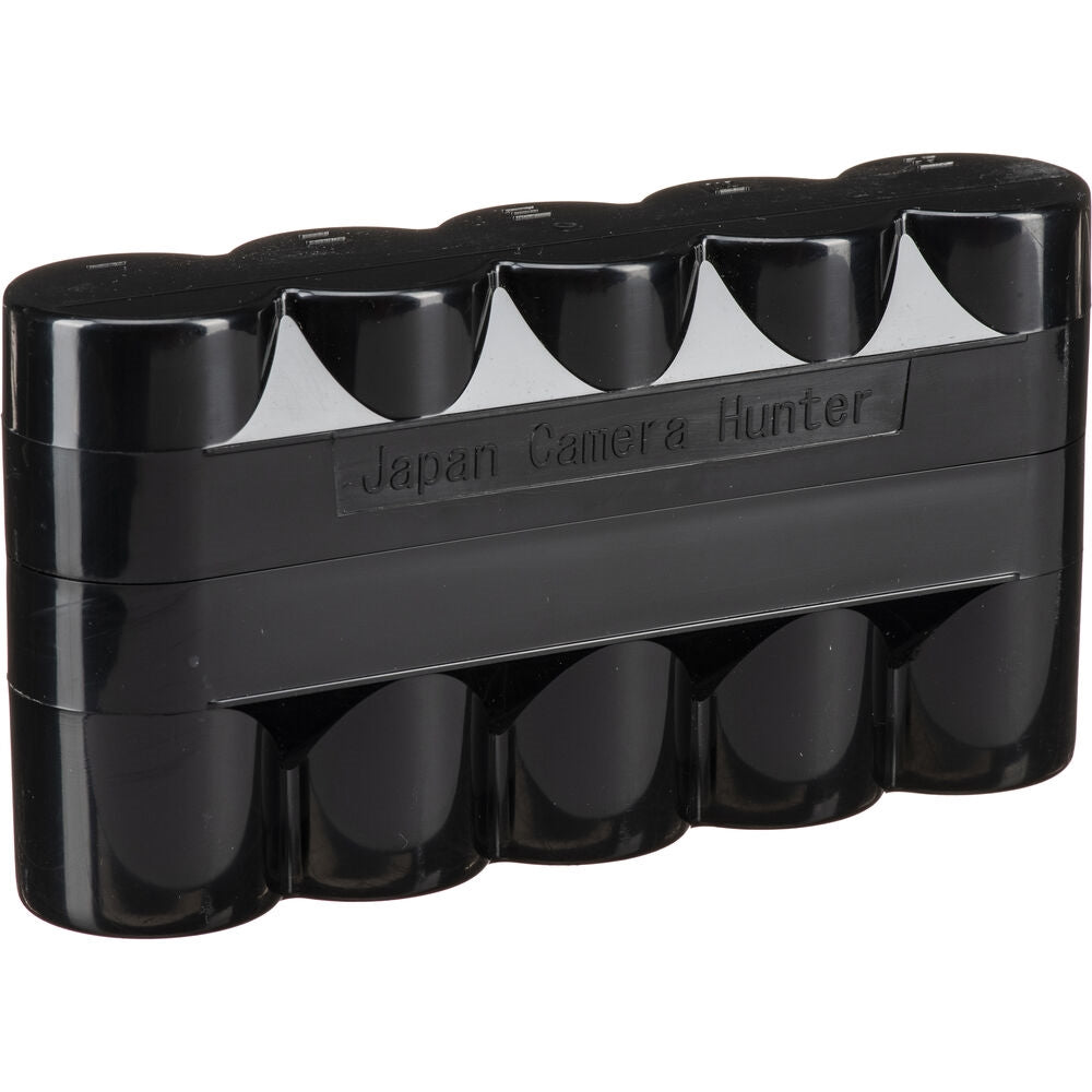 Japan Camera Hunter 120 Film Hard Case Black | Holds 5 Rolls of 120 Size Film