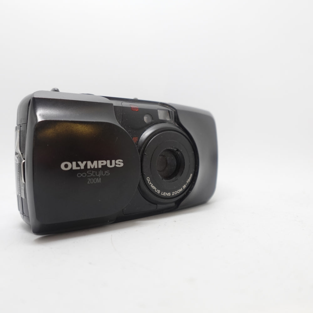Used Olympus Infinity Stylus Zoom 35mm Point and Shoot Camera | Black | U7