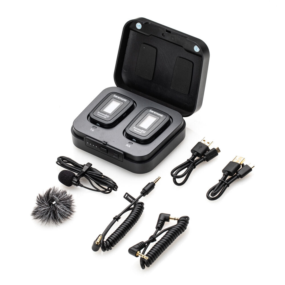 Saramonic Blink 500 Pro B1 Digital Camera-Mount Wireless Omni Lavalier Microphone System | 2.4 GHz, Black