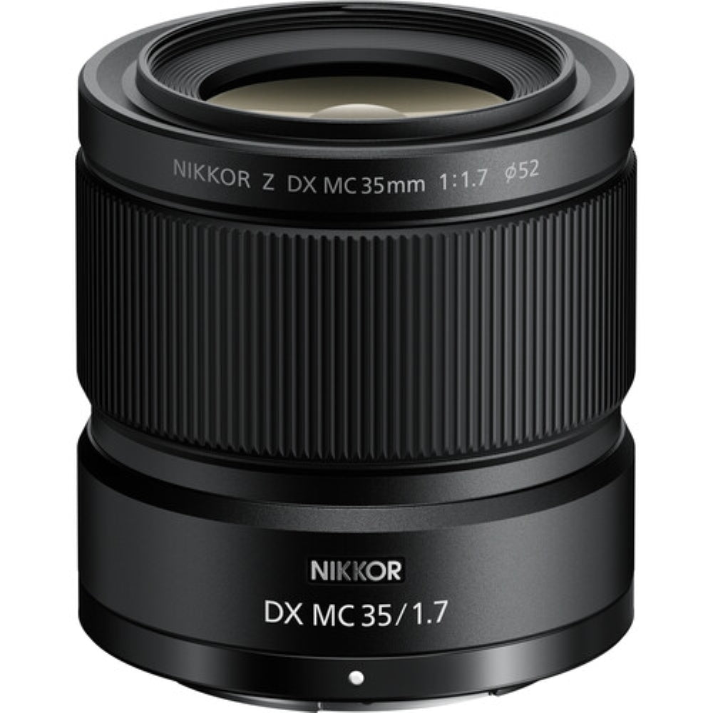 Nikon NIKKOR Z DX MC 35mm f/1.7 Lens Compatible with Nikon Z Mount Bundle with UV Filter + Lens Cap Keeper + Cleaning Kit + Cleaning Cloth (5 Items)