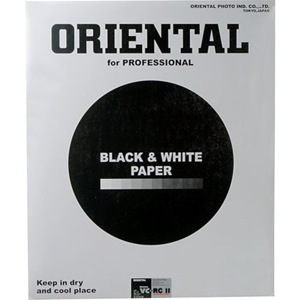 Oriental Seagull VC-RCII Black & White Variable Contrast (RC) Resin Coated RPF Glossy Paper 8x10" | 25 Sheets