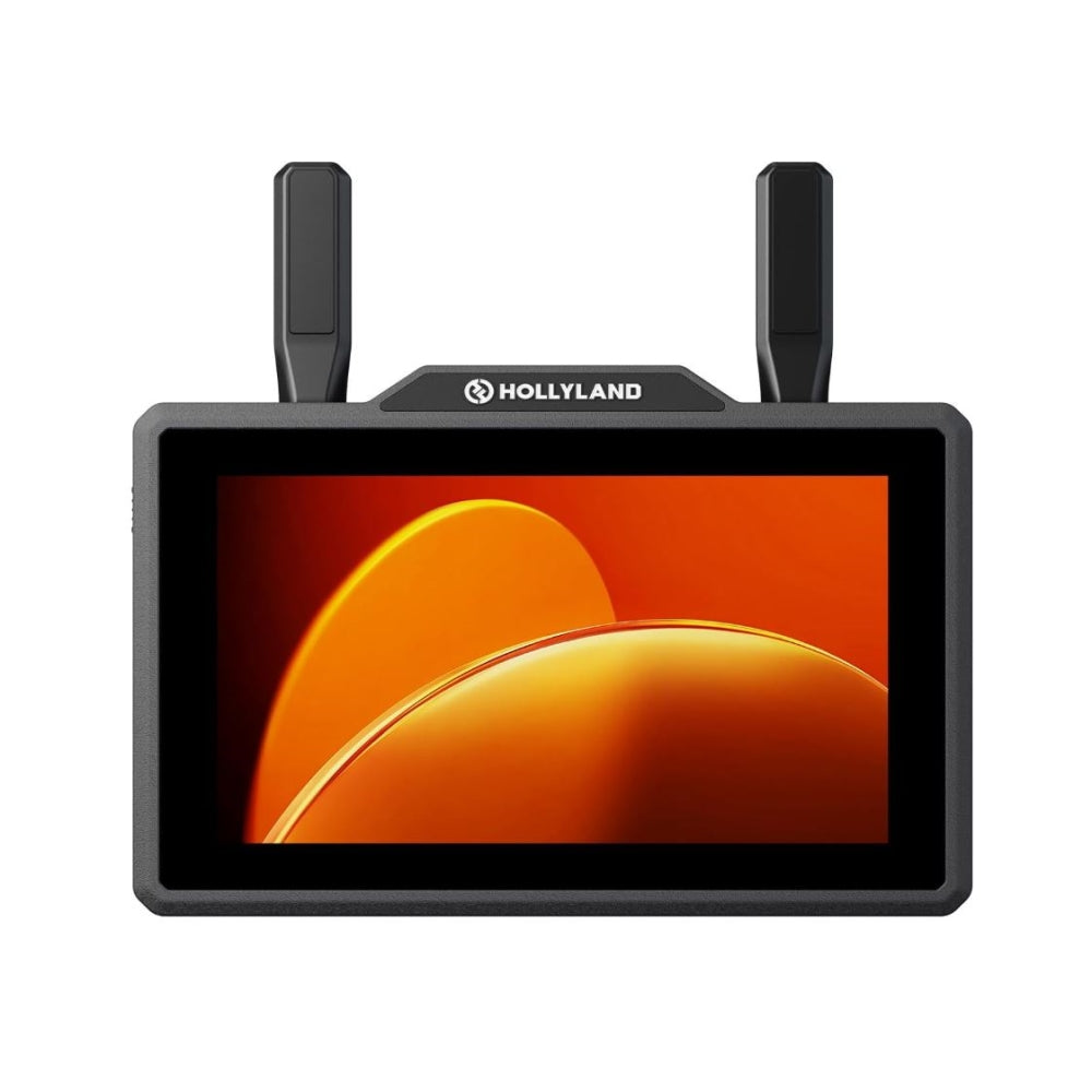 Hollyland Pyro 5 Video Transmission and Monitoring Kit Bundle with Headphones + HDMI Cable + Battery + Battery Charger + Cleaning Cloth (6 Items)